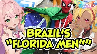 Cringe Anime Girl Explores Brazil's WEIRDEST Crime Ft. @SerinaMaiko 【V4Mirai | Abi Kadabura】