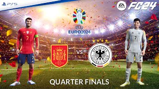 Spain - Germany ⚽️ EURO 2024 "Quarter Finals" Match Sim | FC 24