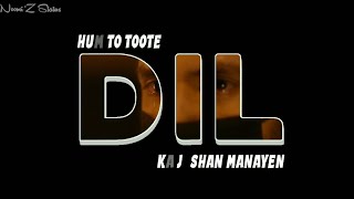 Yaad Na Aye Song Status || Akull, Angel Rai || Mellow D, Dhruv Yogi || @Noomi'Z Status