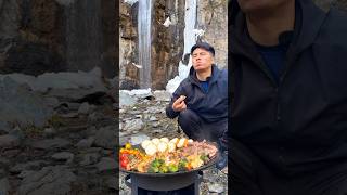 steak by the waterfall #cookingchannel #food #cooking #steak #steak_cooking #food #cookingvideo