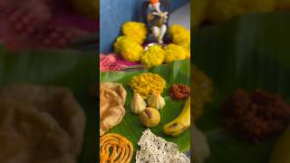 Ganesh chaturthi special thali | Subscribe❤️ #shorts #ganeshchaturthi #ganpatibappamorya #viral