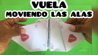 Como hacer un Murciélago de Papel que MUEVE LAS ALAS al volar - Con plantilla para Imprimir