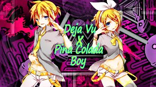 Nightcore - Deja Vu / Pina Colada Boy [Lyrics & Visualization]