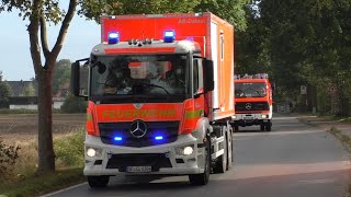 [TH X Y - Gefahrstoffaustritt in Schule!] Einsatzfahrten Freiwillige Feuerwehr Norderstedt