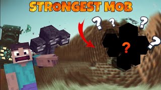 We were Wrong About This ! The STRONGEST Minecraft Mob Is Damn Easy To Kill.. But Who's That Mob!?