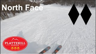 Skiing North Face at Plattekill Mountain (Mar 4th, 2023)