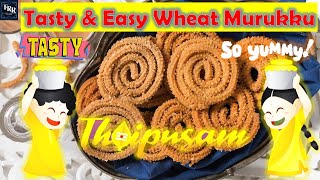 Mom's Tasty Wheat Murukku Recipe for Thaipusam Special | Easy Homemade Crispy Snack - Watch it Now!