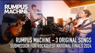 Rumpus Machine - Smokefree Rockquest 2024 Final Submission - (The Energy, Take Us Away & Escape)