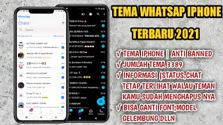 CARA MENGUBAH TAMPILAN WHATSAPP ANDROID MENJADI IPHONE | TERBARU 2021