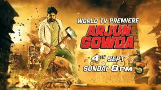 Arjun Gowda 2022 New Hindi Dubbed Movie Teaser | World Television Premiere | Promo Out