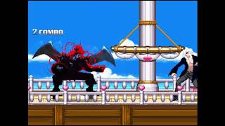 Bloody-roa vs Cyber Akuma Kun. MUGEN