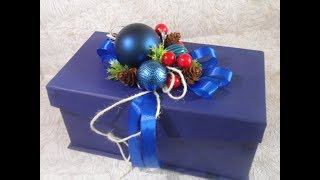 DIY  Christmas gift box/Рождественская подарочная коробка/Սուրբ Ծննդյան նվերի տուփ