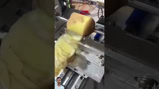 Wait for end 😱🔥😳#machine #potatomachine #food #potatocutter #satisfying #icecream #skills #diycrafts