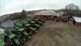 12 new John Deere tractors Hvornum Maskinstation 2015 - Music, John Deere green