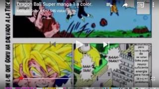 Manga de dragon ball súper 1