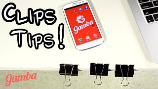 How to Reuse your Binder Clips - Office Tips