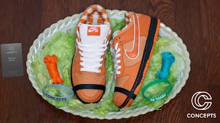 CONCEPTS x NIKE SB DUNK LOW ORANGE LOBSTER "SPECIAL BOX" | REVIEW & ON-FOOT