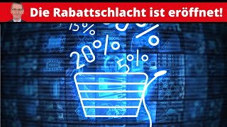 Die Rabattschlacht ist eröffnet! Leben von Dividenden - www.aktienerfahren.de