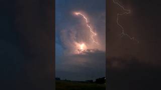 Superzelle mit Riesenhagel über Italien am 21.07.2023 #unwetter #superzelle #hagel #italien