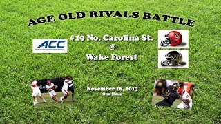 2017 North Carolina State @ Wake Forest One Hour