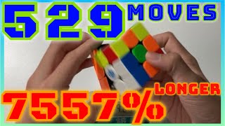 World LONGEST U Perm 529 moves😱 (7557% longer)