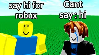 ROBLOX CANT SAY THE WORD IS HILARIOUS...