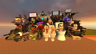 DEVELOPMENT OF UPGRADE SKIBIDI TANK TOILET VS ALL TITAN BOSS SKIBIDI TOILET In Garry's Mod!