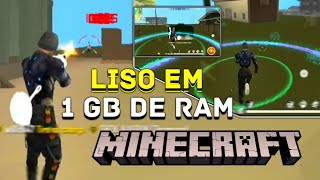 ATUALIZOU! COMO BOTAR GRÁFICO DE MINECRAFT NO FREE FIRE (SEM ROOT) 1 GB LISO