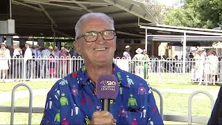 Snake Gully Cup Carnival veteran, Peter McAlister, takes with Graeme White at Gundagai