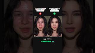 Persona app 😍 Best photo/video editor #photoeditor #beautyhacks #makeuplover