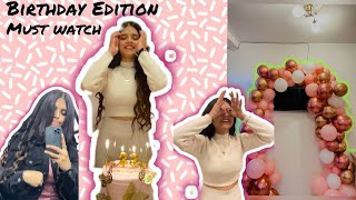 BIRTHDAY EDITION /DIY BALLOON GARLAND /MY EMOTIONAL ROLLER COASTER #birthday #diy #vlog #shorts