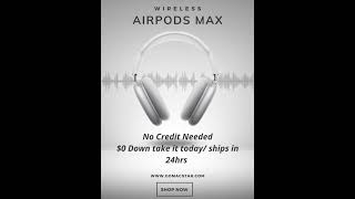 No credit needed for apple airpod max?