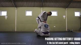 Open Guard Passing - Passing sitting guard