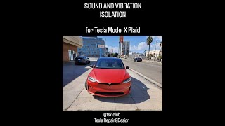 SOUND AND VIBRATION ISOLATION FOR TESLA MX PLAID #shorts