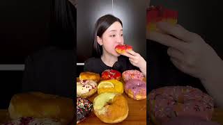 #mukbang #fruitsong #donut #amthuc #cooking #childhoodfavorites #mukbangvietnamese #eating #donuts