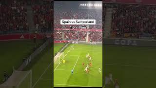 Yeremy Pino goal But pedri penalty miss against Switerland vs Spain(2-3) #nationsleague2024 #pedri