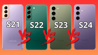 Samsung Galaxy S21 vs S22 vs S23 vs S24