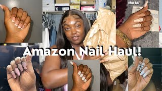 AMAZON PRESS ON NAIL HAUL! | EVERYTHING UNDER $10! | SIMPLY CINN