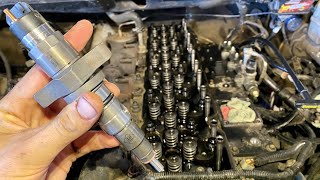 How to replace fuel injectors 5.9 Cummins 2003-2007