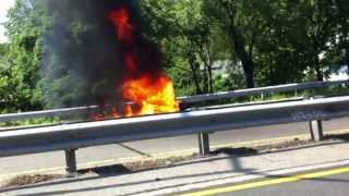 Motorcycle accident on Northern State Parkway, 06/23/13