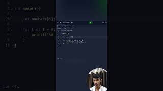 ARRAY IN C #programming #yt #programmingmemes #youtubeshorts #coding #viralshorts
