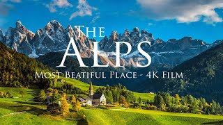 [4k] The ALPS | Most Beautiful Region, Relaxing Music, Relax with Nature