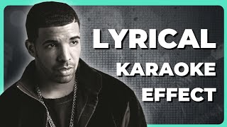 How To Create A lyrical KARAOKE EFFECT