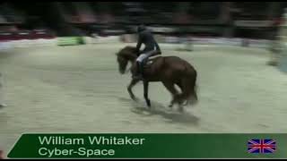 William Whitaker & Cyber-Space (Carthago Z x Cor De La Bryere, Stallion) - Pappas Amadeus Indoors