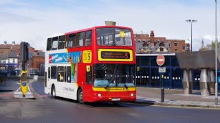 🚌🌳 Journey Through Time on Route 5: West Bromwich to Sutton Coldfield | Scenic Bus Tour | buspass🏞️