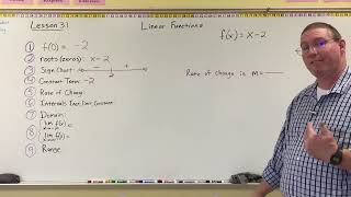 Linear Functions - Characteristics