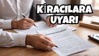 Ev Sahibi ve Kiracılar için Önemli Uyarı!