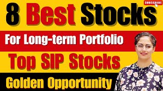 8 Stocks For Long Term | Sip Stocks | Best Stocks To Invest In #profit #sipstocks