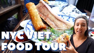 BEST PHO IN NYC, Mouth-Watering Banh Mi + More | NYC Vietnamese Food Tour