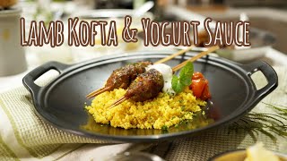 LAMB KOFTA & YOGURT SAUCE